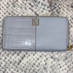 Victoria's Secret Two-Tone Grayish Blue Wallet